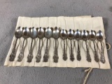(12) Wendall Manufacturing Co.Sterling Silver Spoons