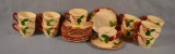 612Franciscan Apple Cups & Saucers