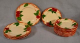 15 Franciscan Apple Plates, 11 Bread & Butter Plates 6 1/4