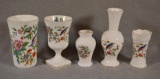 5 Aynsley Vases, Largest is 5 1/2