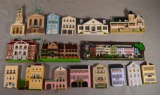 17 Shelia's Collectibles - Charleston, S. C. - Largest is Street Scene w/ Carriages - 14 1/2