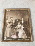 Antique Black & White Family Portrait
