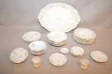 25 Piece Haviland Limoges Princess Pattern & 6 Victoria Bowls