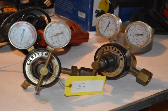 (2) Craftsman Oxy-Acetylene Gauges