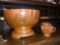 14 piece Marigold Glass Punch Bowl Set
