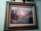 (1) Famed Oil Painting (2) Framed Bird Prints