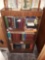Wooden book shelf (does not include contents)