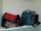 Assorted tote bags and purses