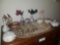 (12) assorted ceramic and porcelain items and (1) doily