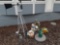 (9) assorted lawn decorations