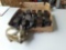 (12) metal car coin banks (1) metal pig coin bank