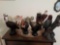 (10) assorted avon cologne and figurines
