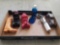 (6) assorted avon cologne and after shave