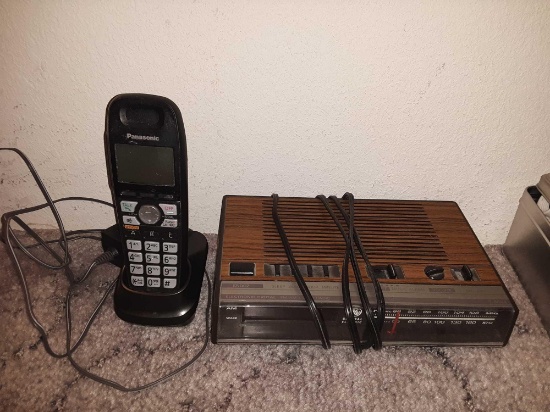 Alarm Clock and Panasonic House Phone