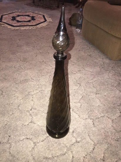 Decorative Glass Decanter 26"