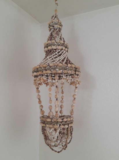 Hanging sea shell decor