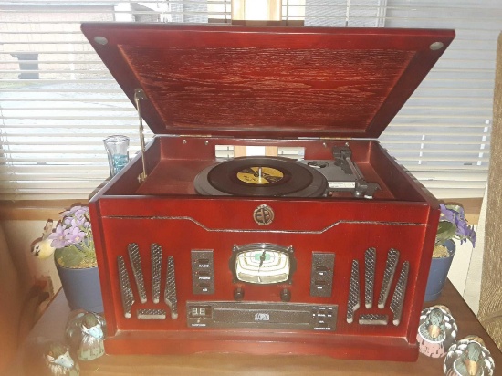 Electro Brand AM/FM, CD, & Record Player