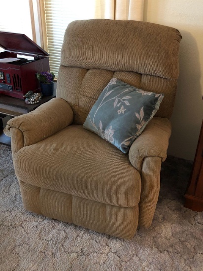 Upholstered Electric Reclining Armchair