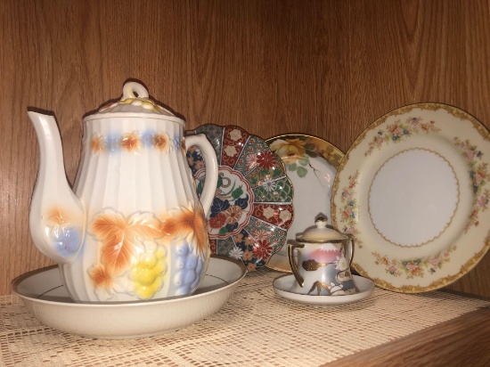 (7) Assorted Japanese Ceramic Hand Painted Dishes