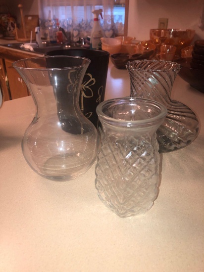 (4) Assorted Decorative Vases