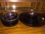9-pc Purple Bowl Set