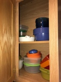 (2) Shelves of Assorted Tupperware