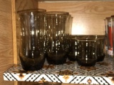 (14) Brown Drinking Glasses