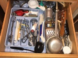 Drawer of Assorted Kitchen Utensils