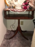 Mahogany End Table w/ Claw Feet