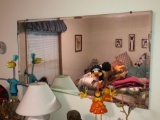 (2) Beveled Glass Wall Mirrors