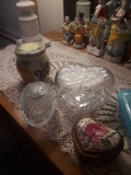 (6) lidded assorted jewelry boxes