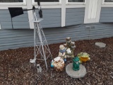 (9) assorted lawn decorations