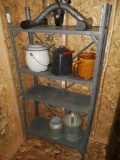 4 tier Metal shelving unit