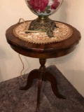 Walnut Lamp Table