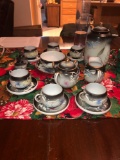 17-pc Kutani Hand Painted In Japan Tea set