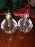 Pair of Lead Crystal Shakers