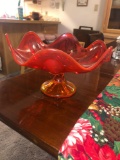 Pedastaled Floral Shaped Bowl