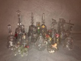 Assortment of Lead Crystal & Glass Bells and Figurines