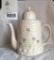 Belleek Shamrock Lighthouse Teapot 6th mark, 3rd green