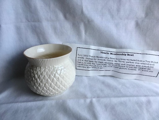Belleek Collectors Society 2003 Membership Bowl