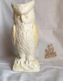 Belleek Owl Spill, gold mark