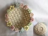 Belleek 4 1/2 inch Birds Nest Basket