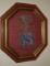 Framed Needlepoint Wall Hanging
