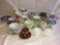 (10) Tea Cups & Saucers, (3) Tea Cups, (2) Hobnail Sugar & Cream Cups, (1) Decorative Cup & Saucer