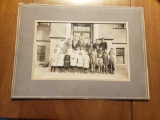 Lowden School District No. 41: 2 Early 20th Century Class Phototgraphs & Antique Postcard Of Lowden