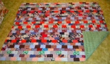 Stitched & Tied Stacked Rectangles Quilt