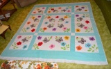 Butterfly & Floral Quilt