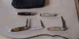 (5) Assorted Pocket Knifes (1) Hartford (1) Imperial (1) B. B.