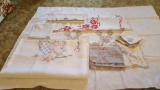 Hand Embroidered Table Cloths, Table Runners and Napkins