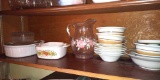 (47) Assorted Glassware, Kitchenware, Cups & Bowls.